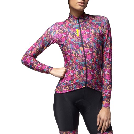 Foto de Alé Maillot de Manga Larga Mujer - PRAGMA Flowery - pink