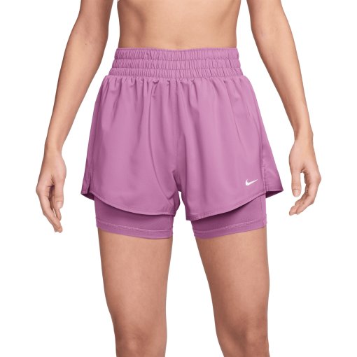 Picture of Nike Dri-FIT One High-Waisted 3&quot; 2-in-1 Shorts Women - light magenta/white DX6016-503