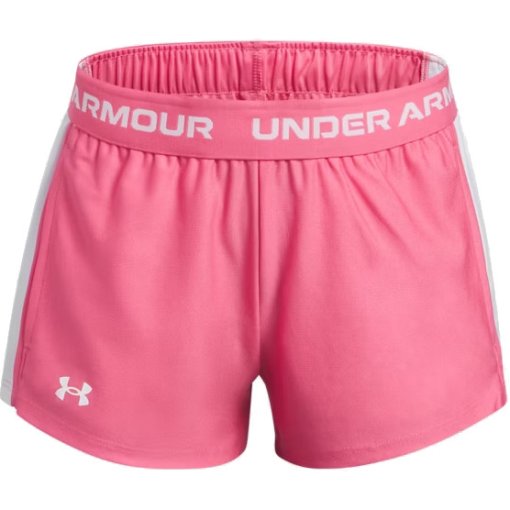 Foto de Under Armour Pantalón Corto Niña - UA Tech™ Play Up - Super Pink/Blanco