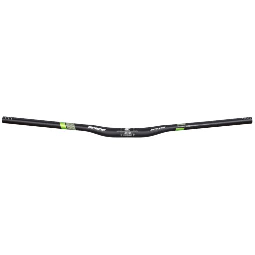 Photo produit de Spank Spike 800 VibroCore XGT MTB Handlebar - shotpeen black/green