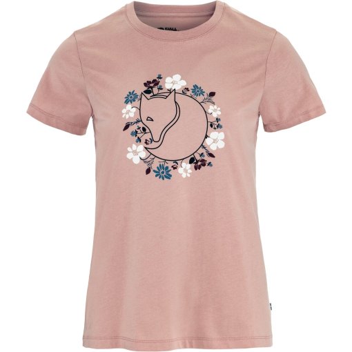 Photo produit de Fjällräven Fjällblomster Fox T-shirt femme - chalk rose