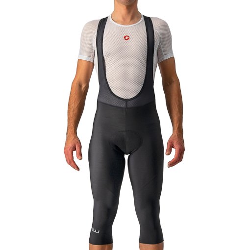 Foto de Castelli Culotte 3/4 con Tirantes Ciclismo Térmico Hombre - Entrata - negro