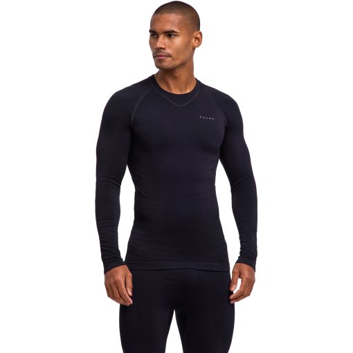 Foto de Falke Camiseta de Manga Larga Hombre - Maximum Warm - negro 3000 (33523)