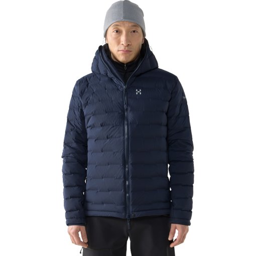 Foto de Haglöfs Spitz Chaqueta plumífero con capucha Hombre - tarn blue 3N5