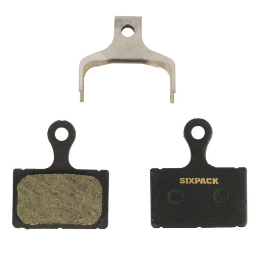 Productfoto van Sixpack Schijfremblokken - biologisch - Shimano GRX 10s/11s/12s, XTR M9100, Deore XT M8100, DURA-ACE R9150, ULTEGRA R8050,105