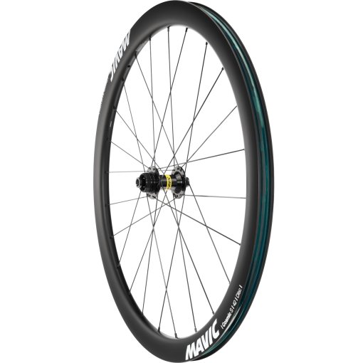 Productfoto van Mavic Cosmic S 42 Disc Voorwiel - 28&quot; | Carbon | Clincher | Centerlock - 12x100mm - zwart