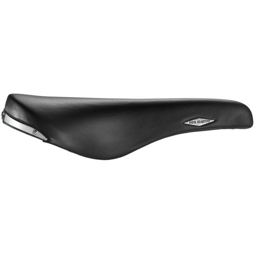 Foto de Selle San Marco Sillín Cuero - Rolls Titanio Smooth - negro/plata