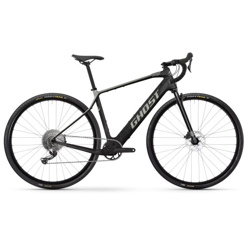 Foto de Ghost PATH ASKET ADVANCED - Bicicleta Eléctrica Gravel Carbono - 2025 - uni carbon / pearl warm grey - glossy