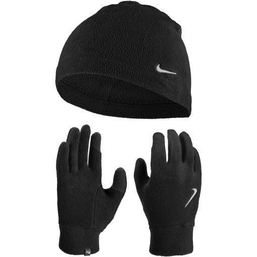 Foto de Nike Gorro y Guantes Kit Hombre - M Fleece - negro/negro/plata 082