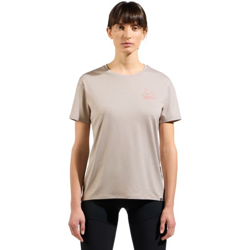 Foto de Odlo Camiseta Mujer - Ascent Sun. Sea. Mountains. - silver cloud melange