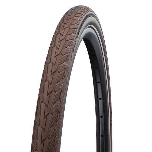 Foto de Schwalbe Road Cruiser Active Wired Tire - 26x1.75 Inches - Brown-Reflex