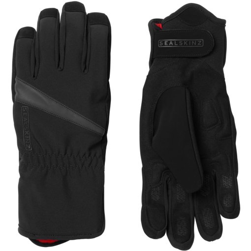 Produktbild von SealSkinz Bodham Wasserdichte Allwetter-Fahrradhandschuhe Herren - Schwarz