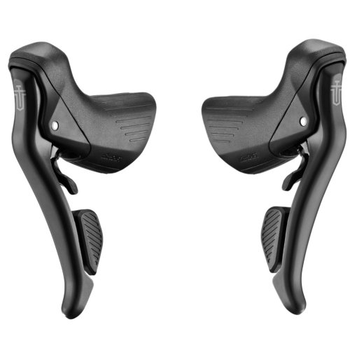 Immagine prodotto da microSHIFT SWORD BLACK Set Leva di Cambio/Freno - STI | per Freni Meccanici | 2x9 Velocità - destra e sinistra