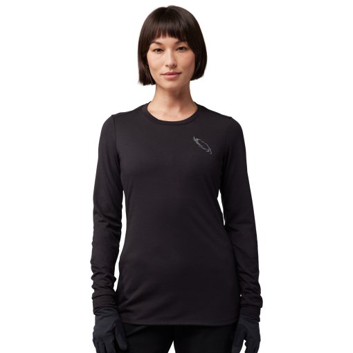 Foto de FOX Maillot MTB de Manga larga Mujer - Ranger Drirelease® MD  - Lunar - negro