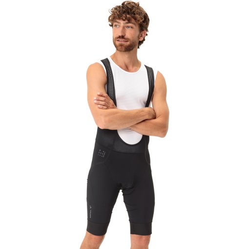 Foto de Vaude Culotte Corto con Tirantes Ciclismo Hombre - Furka - negro