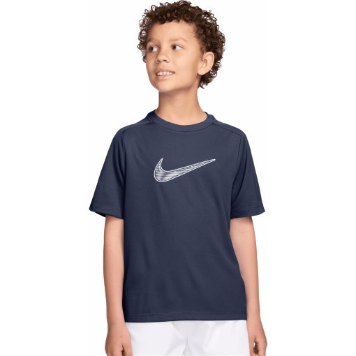 Picture of Nike Multi Dri-FIT Shortsleeve Top Kids - midnight navy/white IF2430-410