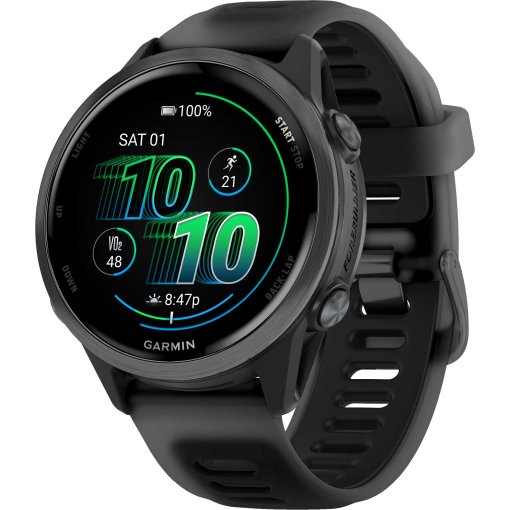 Produktbild von Garmin Forerunner 570 GPS Smartwatch - 42mm - Schwarz/Schiefergrau
