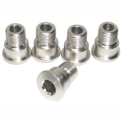 Produktbild von Stronglight Kettenblattschraubenset 5-Arm für Shimano FC-7900, 7950, 6700, 6750 - silber