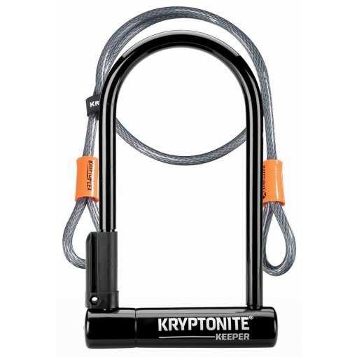 Foto de Kryptonite Candado en U Keeper Standard 102x203mm + Cable Kryptoflex 120cm