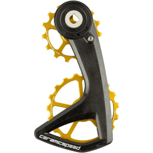 Photo produit de CeramicSpeed Système de Galets de Dérailleur - OSPW RS 5-Spoke | pour SRAM RED D1/E1 / Force D1 AXS V2 - or