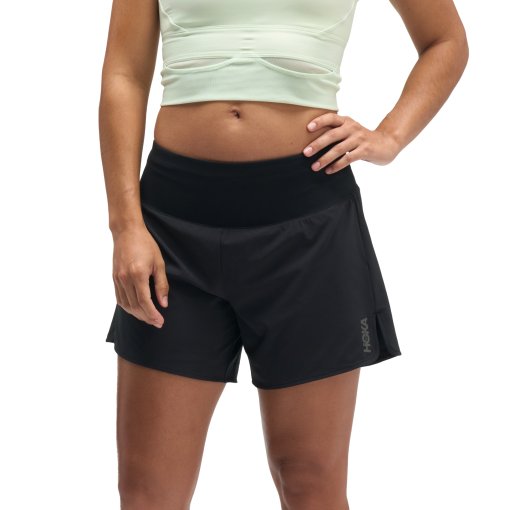 Produktbild von Hoka Glide MR 5 Zoll 2in1 Shorts Damen - black