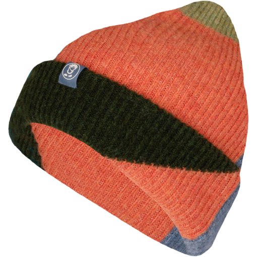 Produktbild von Trollkids Lifjell Mütze Kinder - Shadow Blue/Kiwi/Vivid Orange