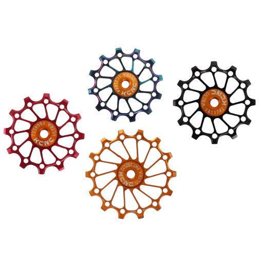 Productfoto van KCNC Jockey Wheels Long Teeth Narrow / Wide Aluminium - verschillende kleuren