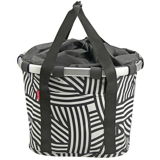 Produktbild von KLICKfix Reisenthel 0303 Fahrradkorb - 15L - zebra