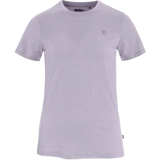 Picture of Fjällräven Abisko Wool Shortsleeve Shirt Women - lavender mist