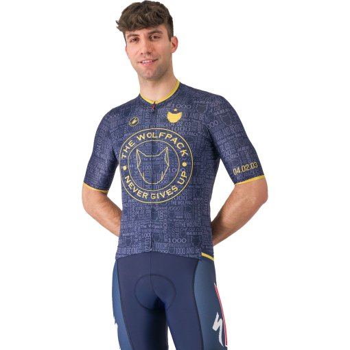 Produktbild von Castelli Wolfpack 1000 Victory Kurzarmtrikot Herren - belgian blue/gold 424