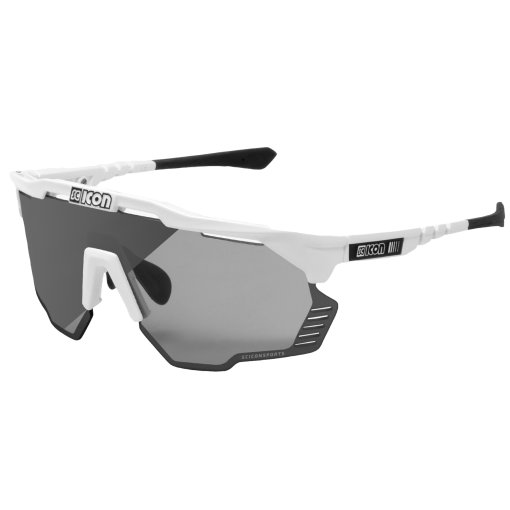 Produktbild von Scicon Aeroshade Kunken Photochromic Brille - White Gloss - Silver
