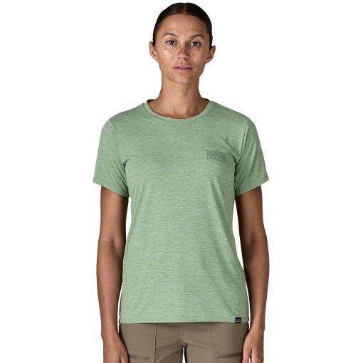 Foto de Patagonia Camiseta Mujer - Capilene Cool Daily Graphic - Strataspire: Ellwood Green X-Dye