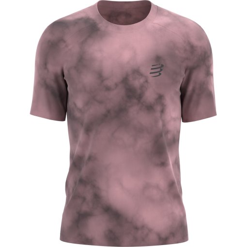 Picture of Compressport Performance Running T-Shirt Men - Eat My Dust! - zephyr tie dye