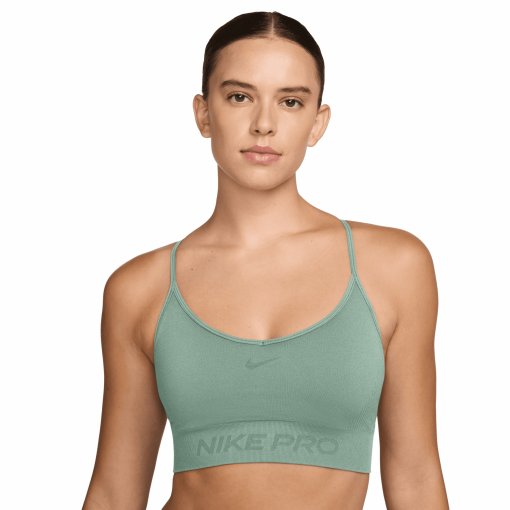 Produktbild von Nike Pro Seamless Sport-BH für Damen - steam IB9843-006