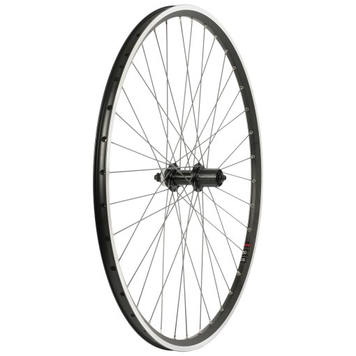 Productfoto van RLND URB1 Achterwiel - 28/29&quot; | Clincher | Centerlock | QR 135mm - Shimano FH-QC400-HM | HG - zwart/zilver
