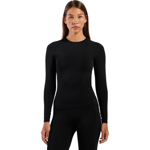 Produktbild von Odlo Performance Light Crew Neck Langarm-Unterhemd Damen - black