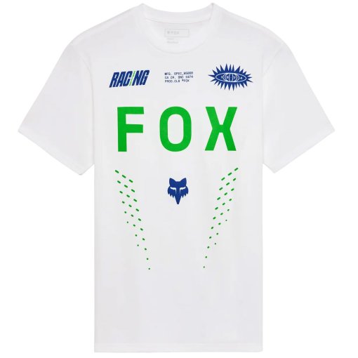 Photo produit de FOX T-Shirt Homme - Shield Premium - optic white