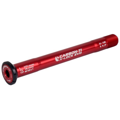 Immagine prodotto da Carbon-Ti X-Lock EVO Thru Axle - 12x100mm - X-12 - M12x1.0mm - Length 117mm - red
