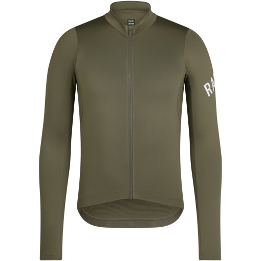 Photo produit de Rapha Maillot Manches Longues Homme - Pro Team Midweight - moss green/white
