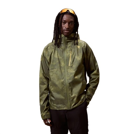 Picture of Endura AllTrack Rout Waterproof Jacket Men - moss green aop