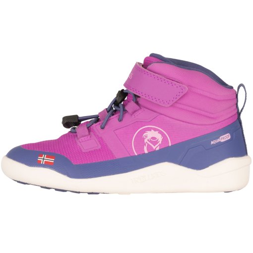 Foto de Trollkids Zapatillas Barefoot Niño - Hovden Winter - Mallow Pink/Violet Blue/Wild Rose