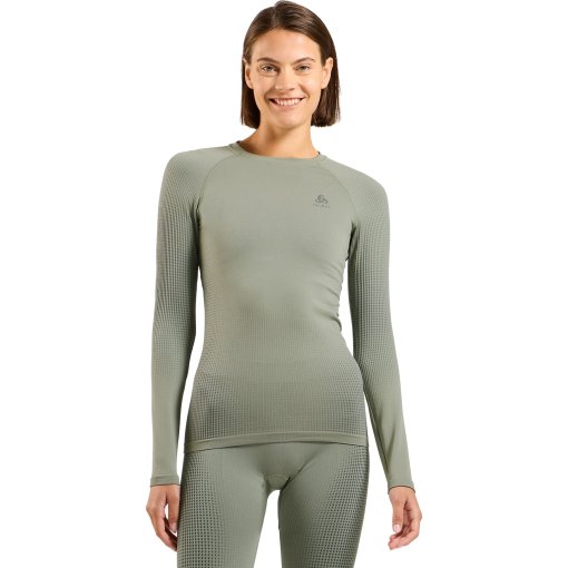 Foto de Odlo Camiseta Interior Manga Larga Mujer - Performance Warm - shadow