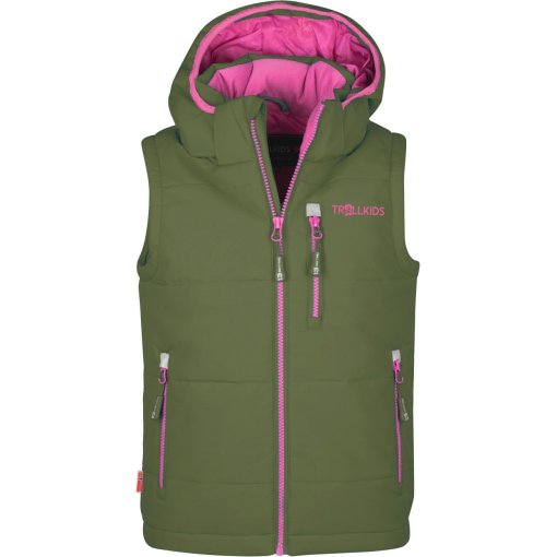Immagine prodotto da Trollkids Gilet Bambino - Narvik XT - Dusky Olive/Light Magenta