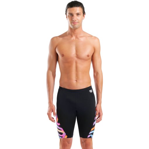 Produktbild von arena Performance Texture Jammer Badehose Herren - Black/Black Multi