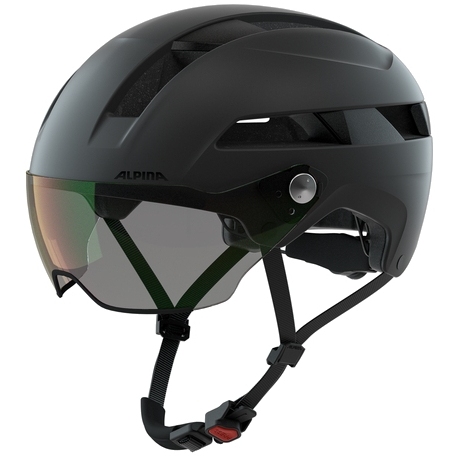 Foto de Alpina Casco Bicicleta - Soho Visor V - black matt