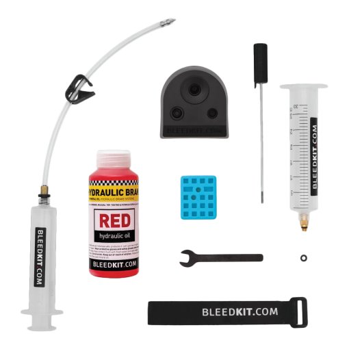 Photo produit de BLEEDKIT.COM Premium RED Edition Kit de purge pour freins hydrauliques Shimano