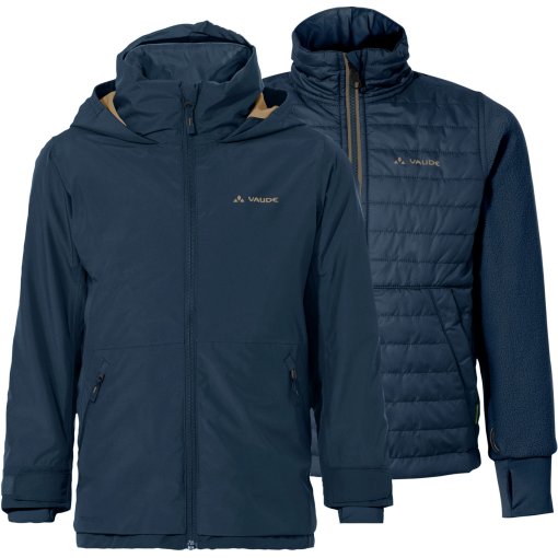 Foto de Vaude 3 en 1 Chaqueta Niño - Casarea II - dark sea/desert
