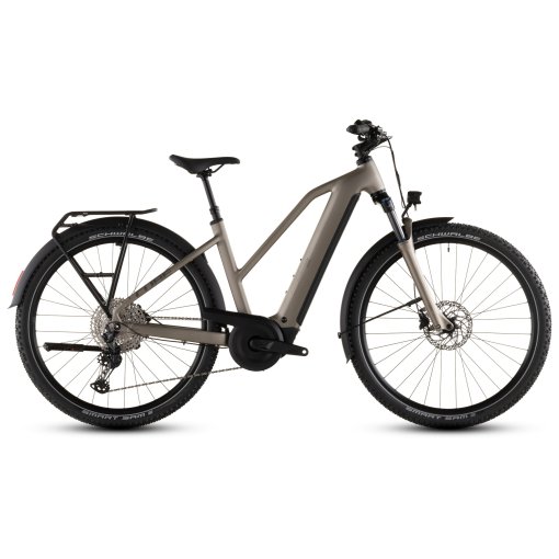 Productfoto van CUBE NURIDE HYBRID Pro 600 - Trapeze - E-Bike - 2026 - flashstone / chrome