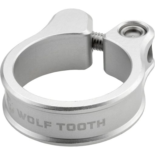 Photo produit de Wolf Tooth Collier de Selle - 28.6mm - argent brut