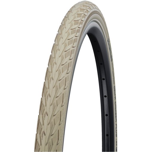 Immagine prodotto da Schwalbe Copertoncino - Delta Cruiser Plus - Active | SBC | Puncture Guard - 28x1.40&quot; | Creme Reflex